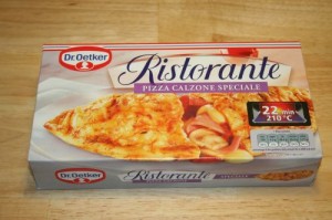 Der Exot: Die Ristorante "Calzone Speciale" von Dr. Oetker