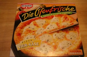 Kalorienbombe: Vier-Käse von Dr. Oetker Ofenfrische