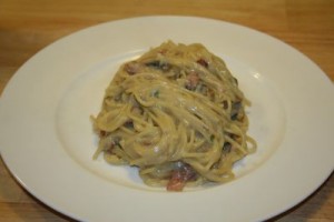 Spaghetti alla carbonara Spaghetti alla carbonara