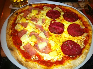 Italienische Pizza