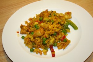 Verfeinerte und leckere Paella von LIDL